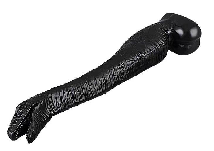Dildo Real Dinosaur, Negru, 35 cm, Mokko Toys, Nr. 2, Erotic24.ro