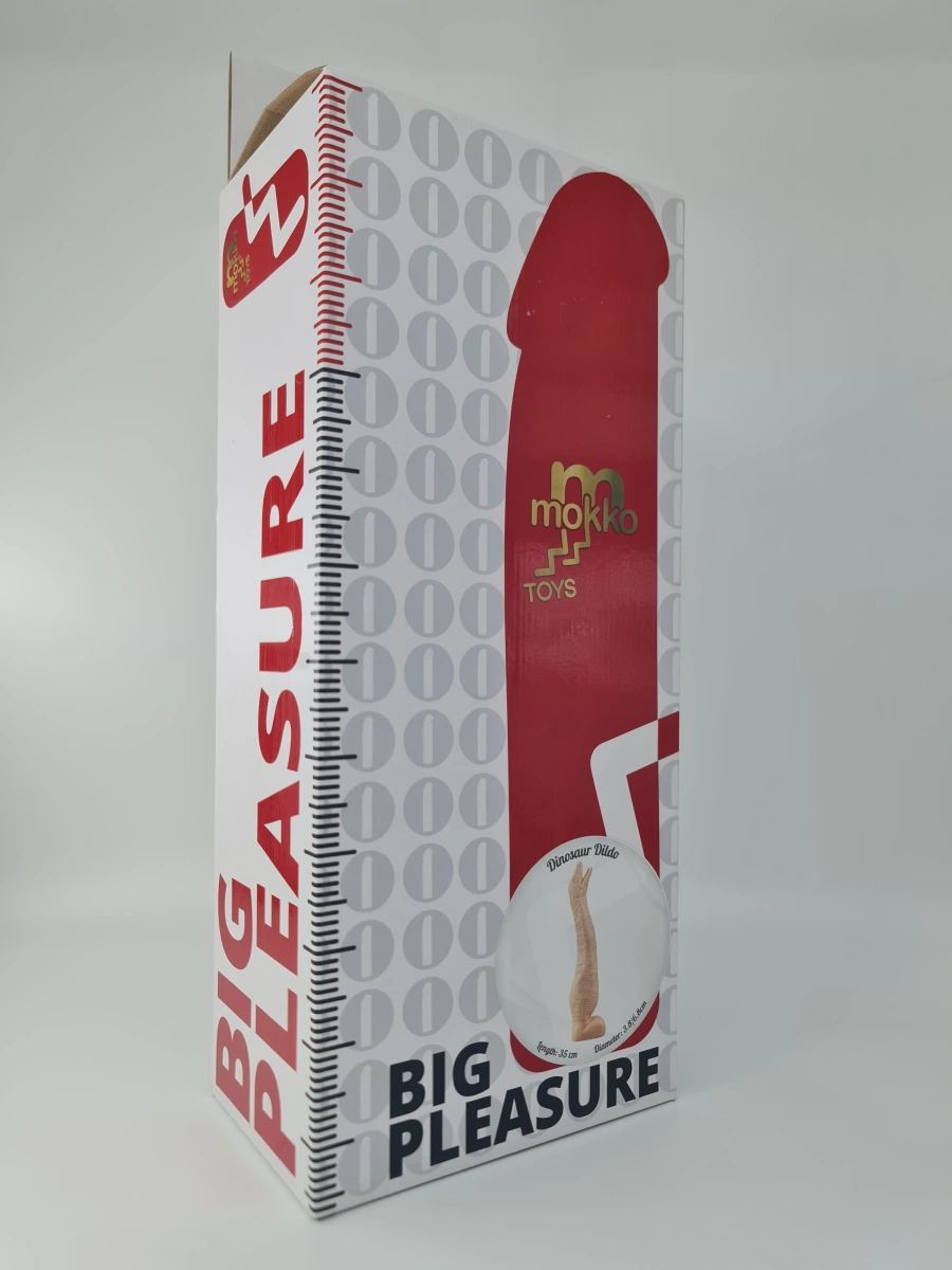 Dildo Real Dinosaur, Natural, 35 cm, Mokko Toys, #4, Erotic24.ro