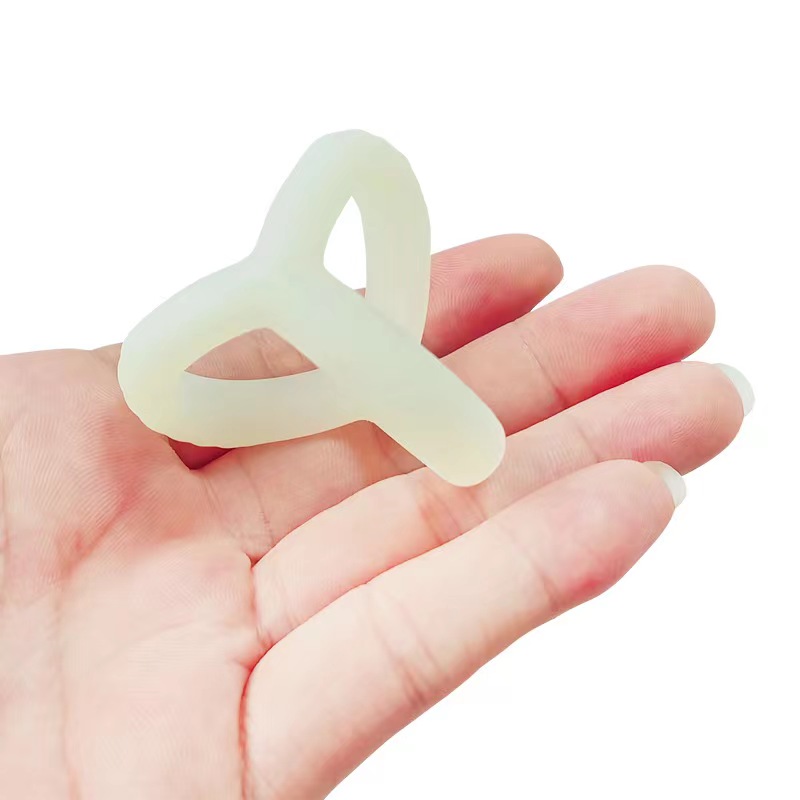 Inel de Penis Silicon Fosforescent Guilty Toys, Nr. 2, Erotic24.ro