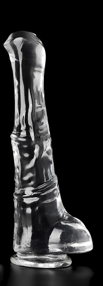 Dildo Huge Horse, Transparent, 28.5 cm, Guilty Toys, #1, Erotic24.ro