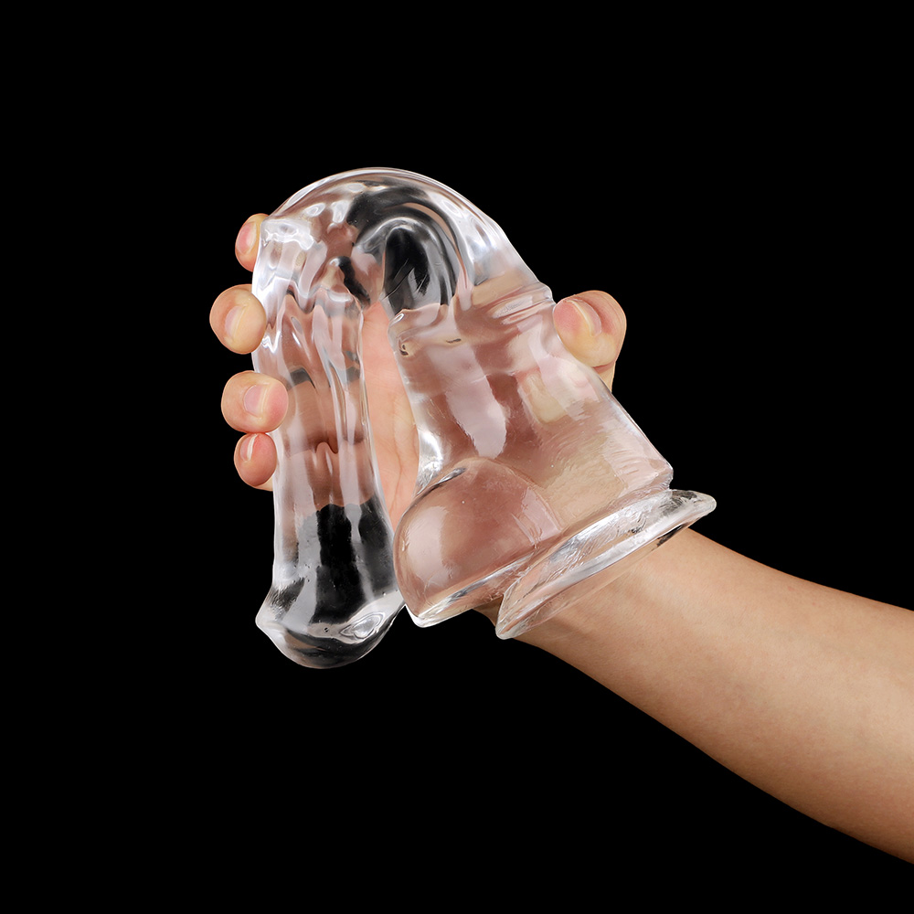 Dildo Huge Horse, Transparent, 28.5 cm, Guilty Toys, #2, Erotic24.ro