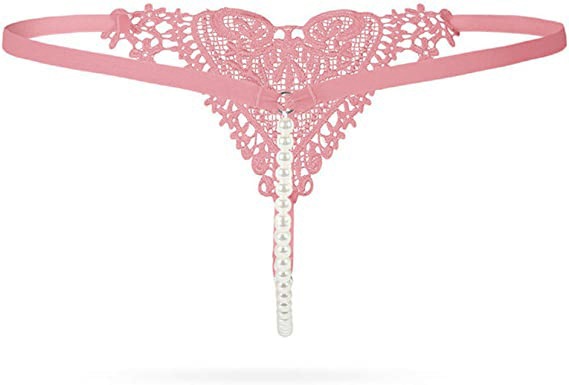 Micro Bikini cu Perle, Roz, S/M, Mokko Toys, #2, Erotic24.ro