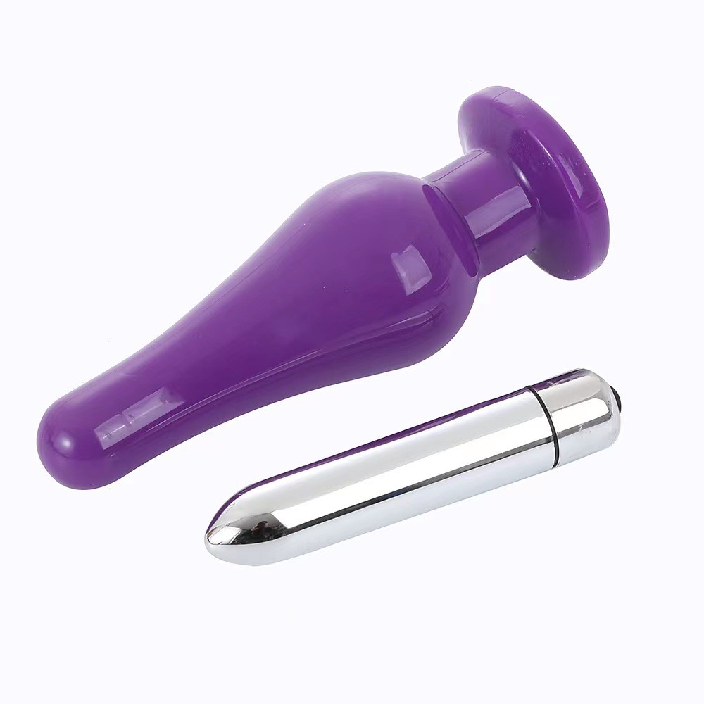 Dop Anal Kent cu Vibratii, Mov, 12 cm, Guilty Toys, #2, Erotic24.ro