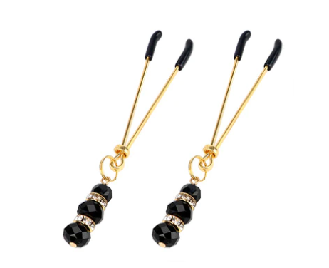 Clame Pentru Sfarcuri Golden Clamps Passion Labs, Nipple Stim, #2, Erotic24.ro