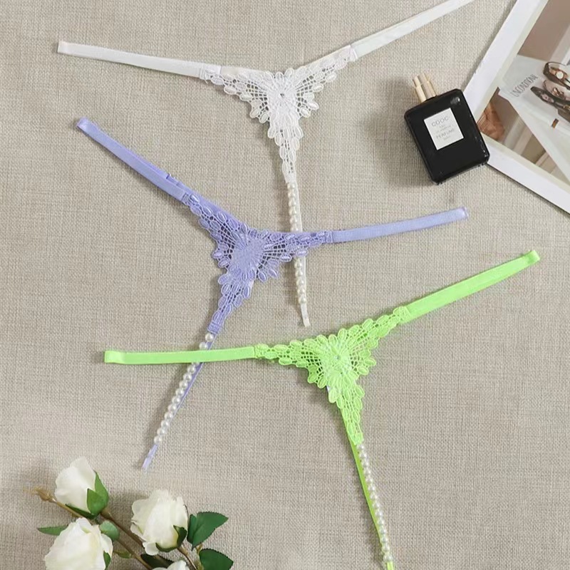 Set 3 Bikini cu Perle, S-L