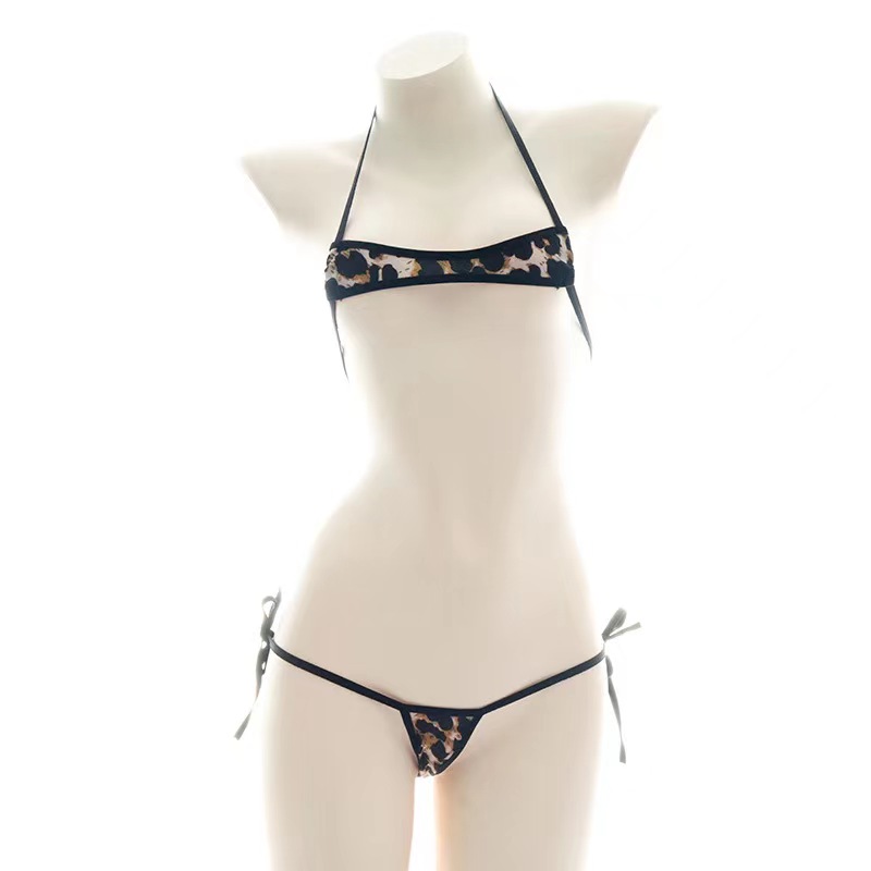 Set Lenjerie 2 Piese Animal Print, S-L, Nr. 1, Erotic24.ro