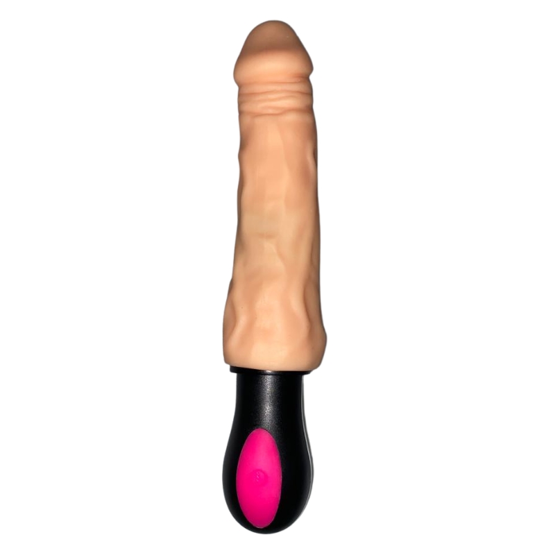 Vibrator Rotativ Realist Elio 12 Moduri, TPE, 26.5 cm, Natural, Mokko Toys, #1, Erotic24.ro