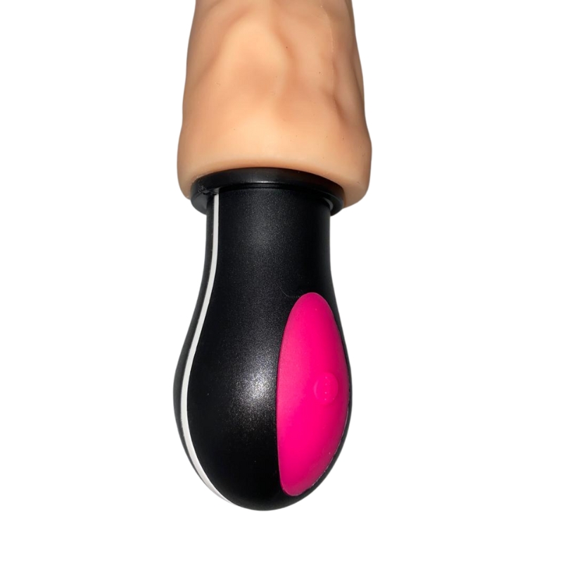 Vibrator Rotativ Realist Elio 12 Moduri, TPE, 26.5 cm, Natural, Mokko Toys, #5, Erotic24.ro