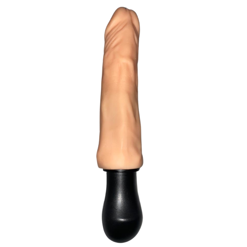 Vibrator Rotativ Realist Elio 12 Moduri, TPE, 26.5 cm, Natural, Mokko Toys, #2, Erotic24.ro