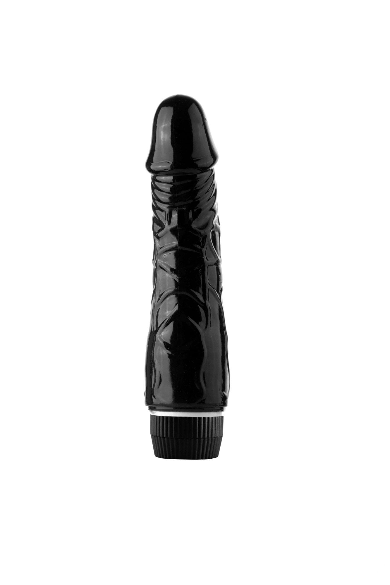 Vibrator Realist Cleopatra, Multispeed, TPE,  Negru, 18.5 cm, Passion Labs, #3, Erotic24.ro