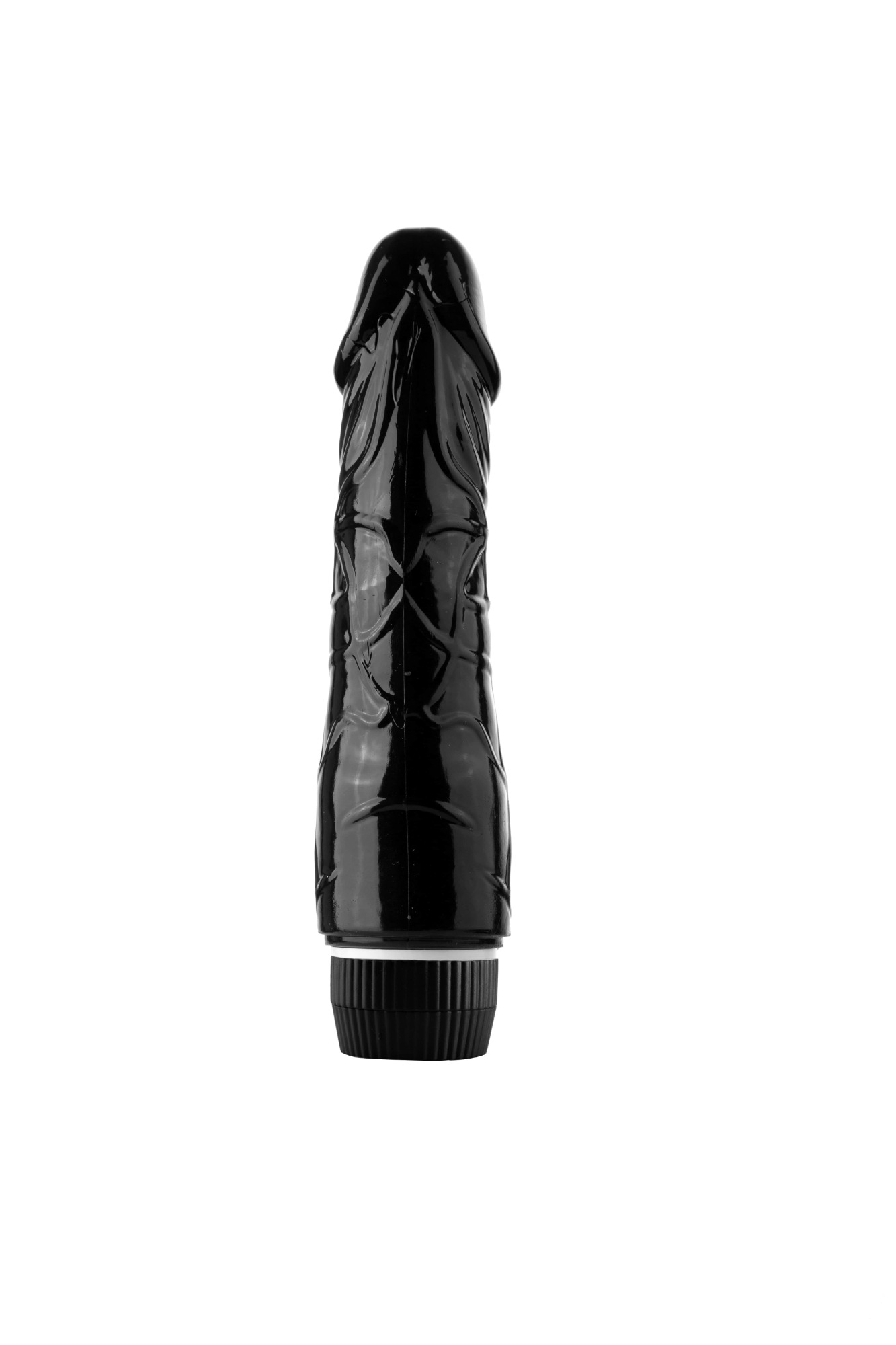 Vibrator Realist Cleopatra, Multispeed, TPE,  Negru, 18.5 cm, Passion Labs, #2, Erotic24.ro