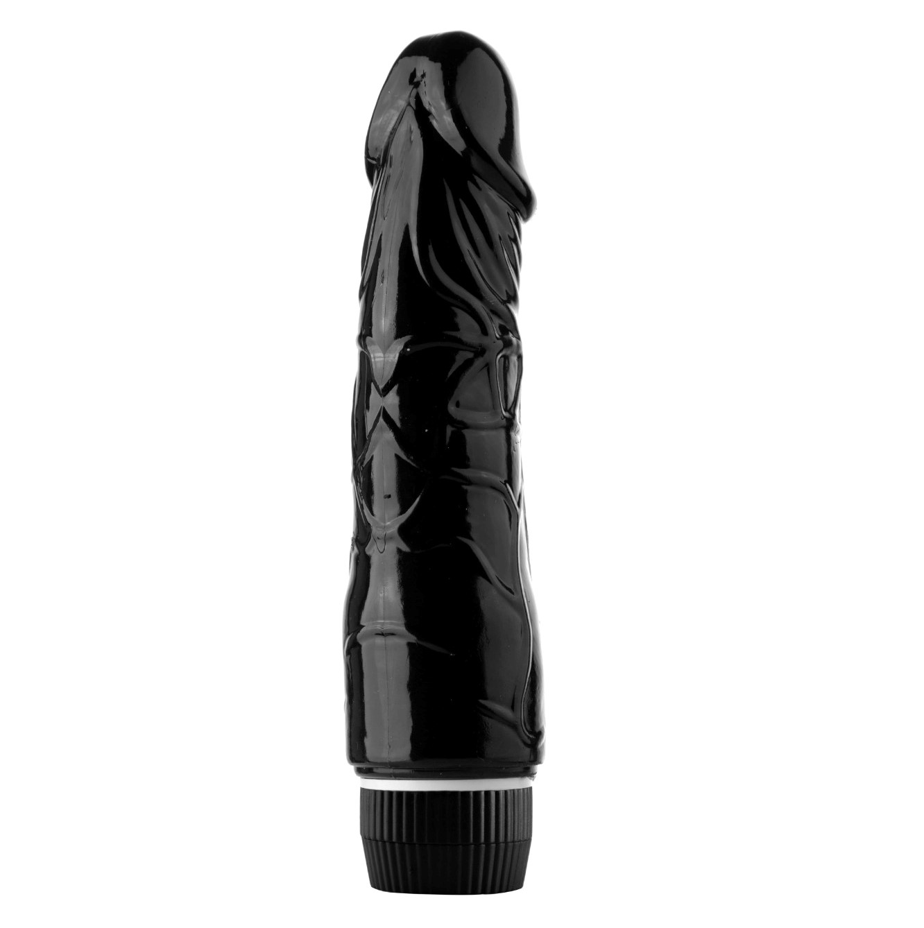 Vibrator Realist Cleopatra, Multispeed, TPE,  Negru, 18.5 cm, Passion Labs, #1, Erotic24.ro