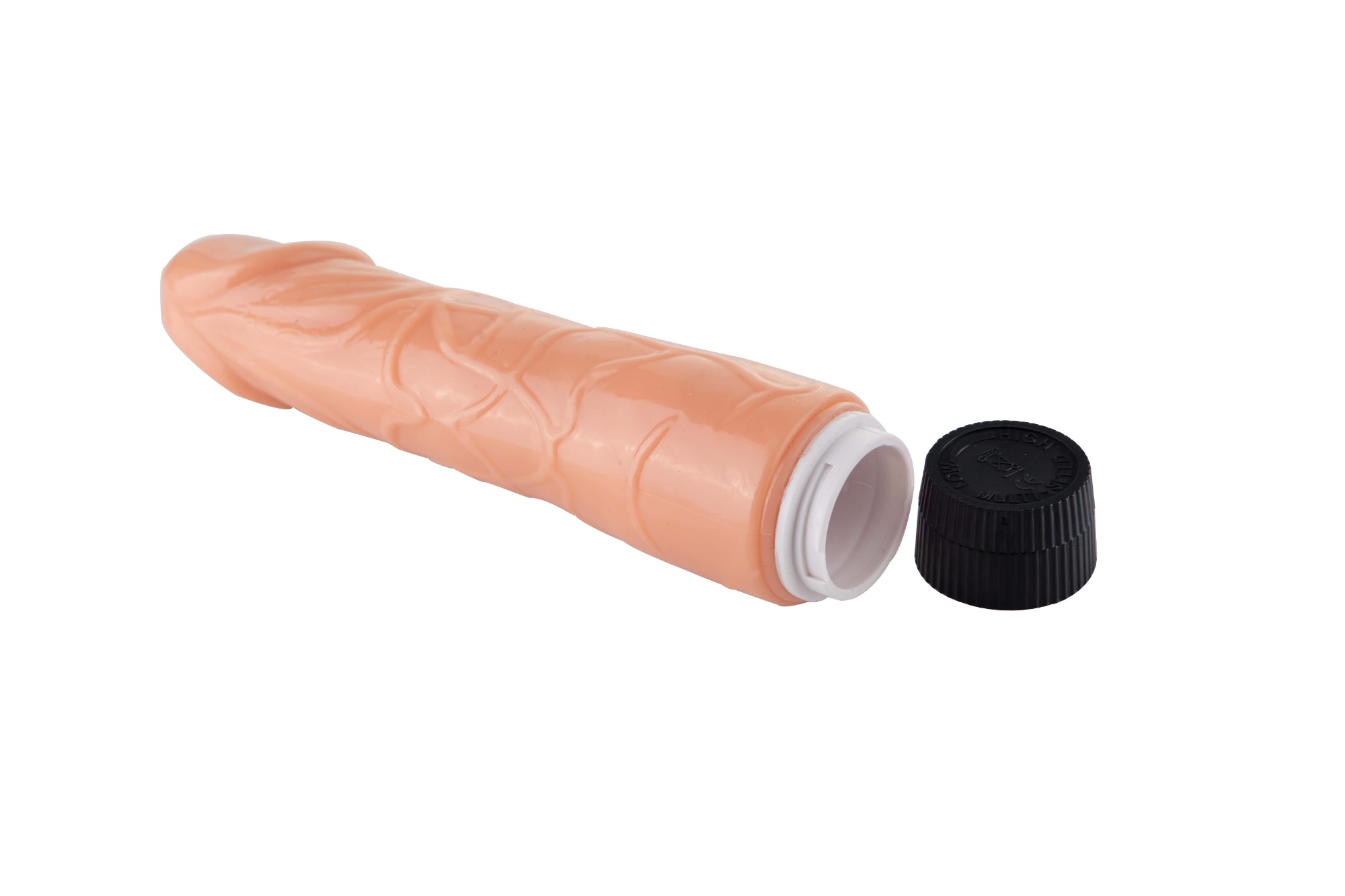 Vibrator Realist Cleopatra, Multispeed, TPE, Natural, 18.5 cm, Passion Labs, #5, Erotic24.ro