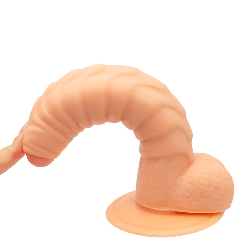 Dildo Realist Fantastic Beast Natural, 19.5 cm, Mokko Toys, #5, Erotic24.ro