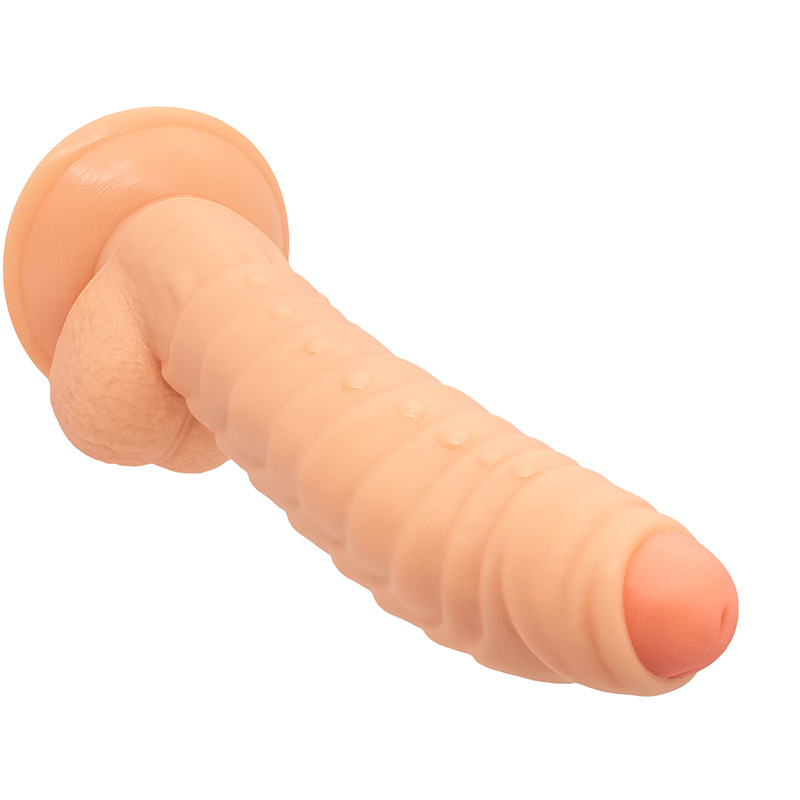 Dildo Realist Fantastic Beast Natural, 19.5 cm, Mokko Toys, #1, Erotic24.ro