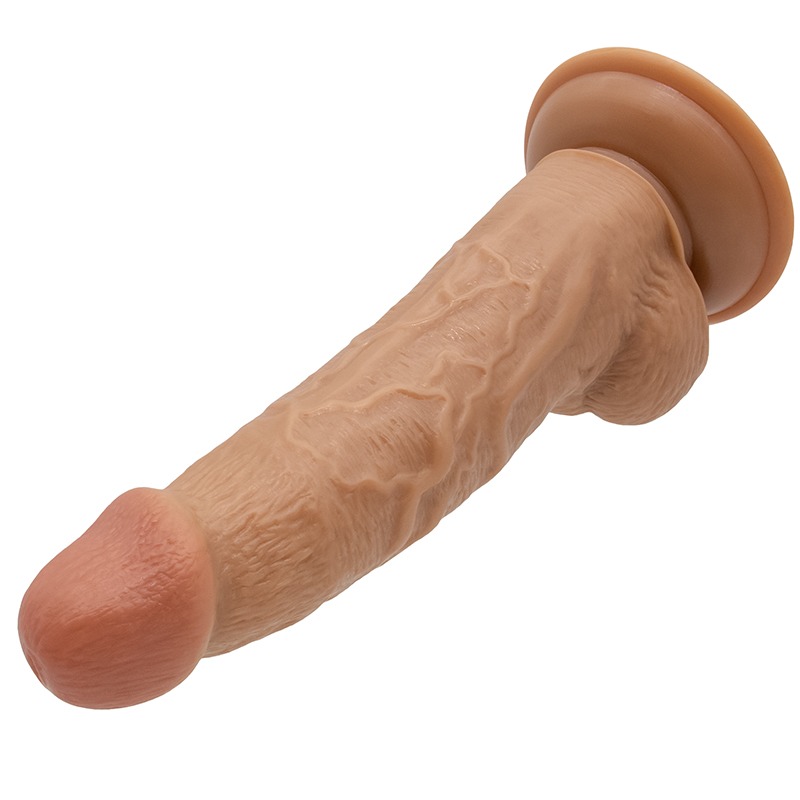 Dildo Realist Rick PVC, 19 cm, Maro, Guilty Toys, #4, Erotic24.ro