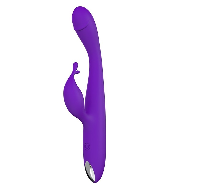 Vibrator Iepuras Sindy, 10 Moduri Vibratii, Silicon, Mov, 19 cm, Guilty Toys, #1, Erotic24.ro