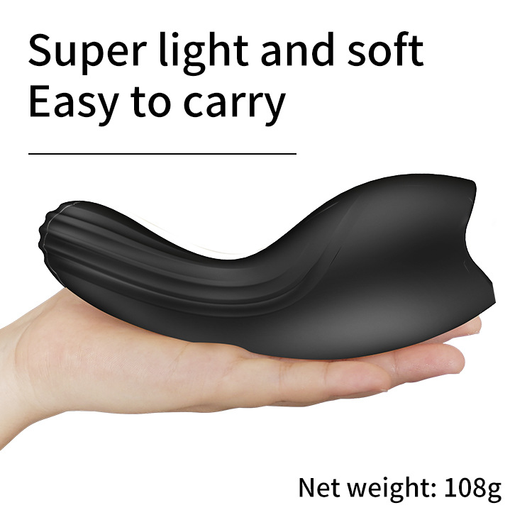 Stimulator Barbati Glans Trainer, 10 Moduri Vibratii, Silicon, USB, Negru, #4, Erotic24.ro