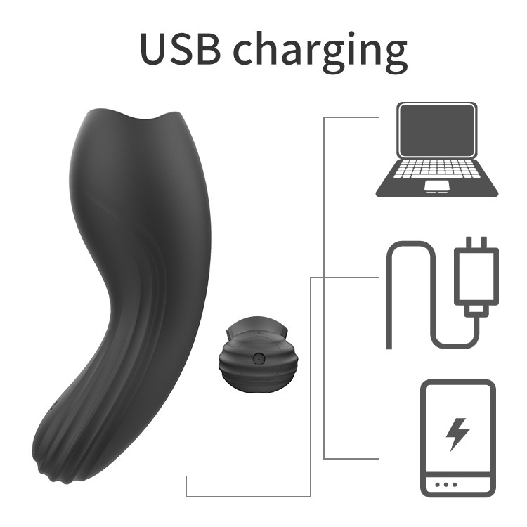 Stimulator Barbati Glans Trainer, 10 Moduri Vibratii, Silicon, USB, Negru, #7, Erotic24.ro