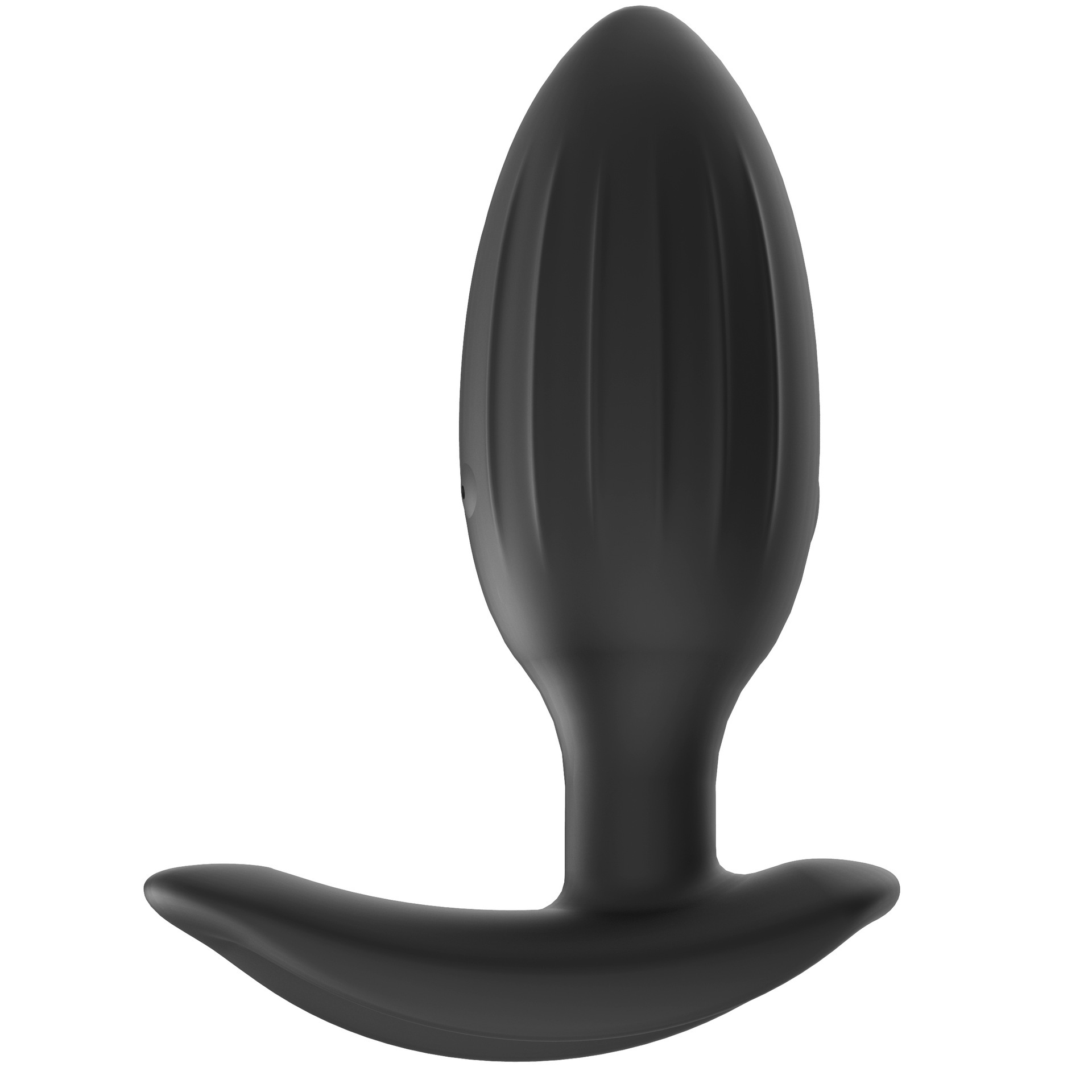 Dop Anal Teaser Remote Control, 12 Moduri de Vibratie, Silicon, Negru, 11 cm, Passion Labs, Nr. 2, Erotic24.ro