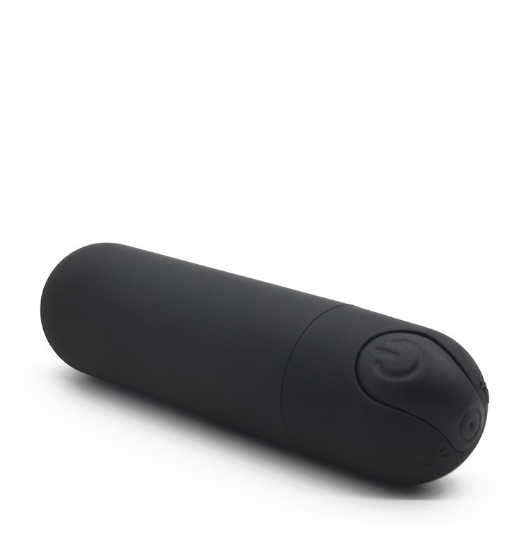 Glont Vibrator Terry 10 Moduri Vibratii, ABS, Negru, 7.5 cm, Passion Labs, #1, Erotic24.ro