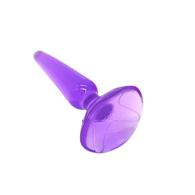 Dop Anal Alvin PVC, Violet, 10 cm, Passion Labs, #2, Erotic24.ro