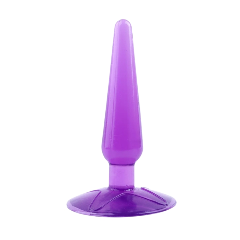 Dop Anal Alvin PVC, Violet, 10 cm, Passion Labs, #1, Erotic24.ro