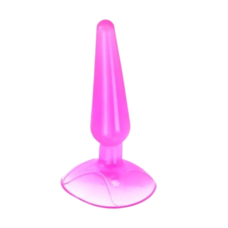 Dop Anal Alvin PVC, Roz, 10 cm, Passion Labs, #1, Erotic24.ro