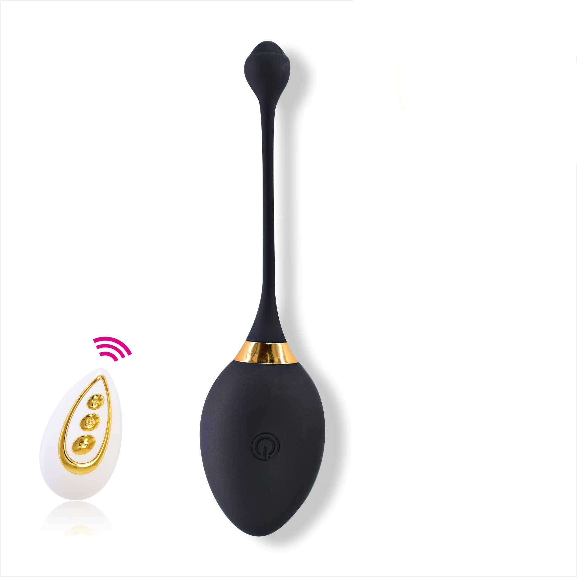 Ou Vibrator Lory, Remote Control, 10 Moduri Vibratii, 6 Intensitati, Silicon, Negru, Mokko Toys, #1, Erotic24.ro