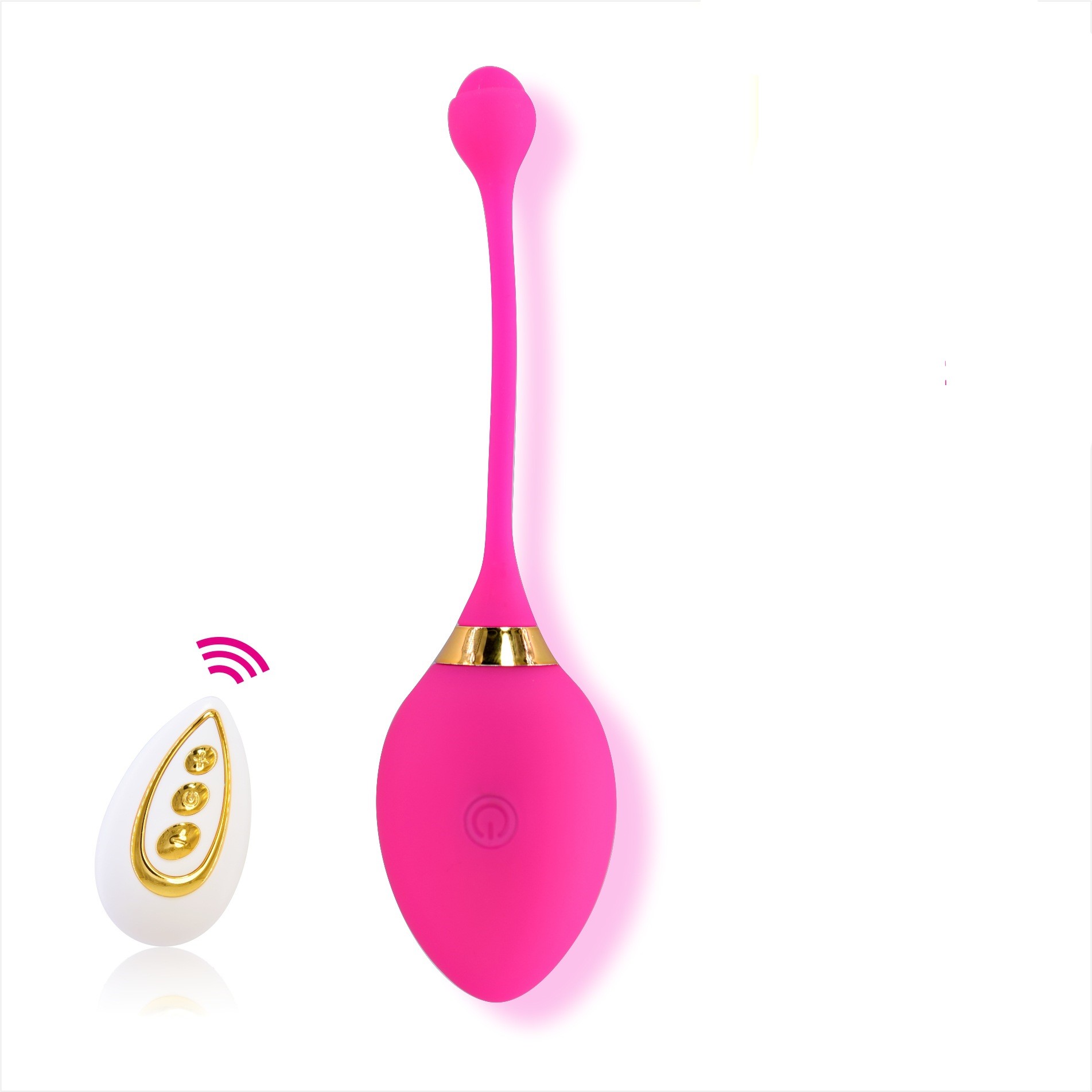 Ou Vibrator Lory, Remote Control, 10 Moduri Vibratii, 6 Intensitati, Silicon, Roz, Mokko Toys, #1, Erotic24.ro