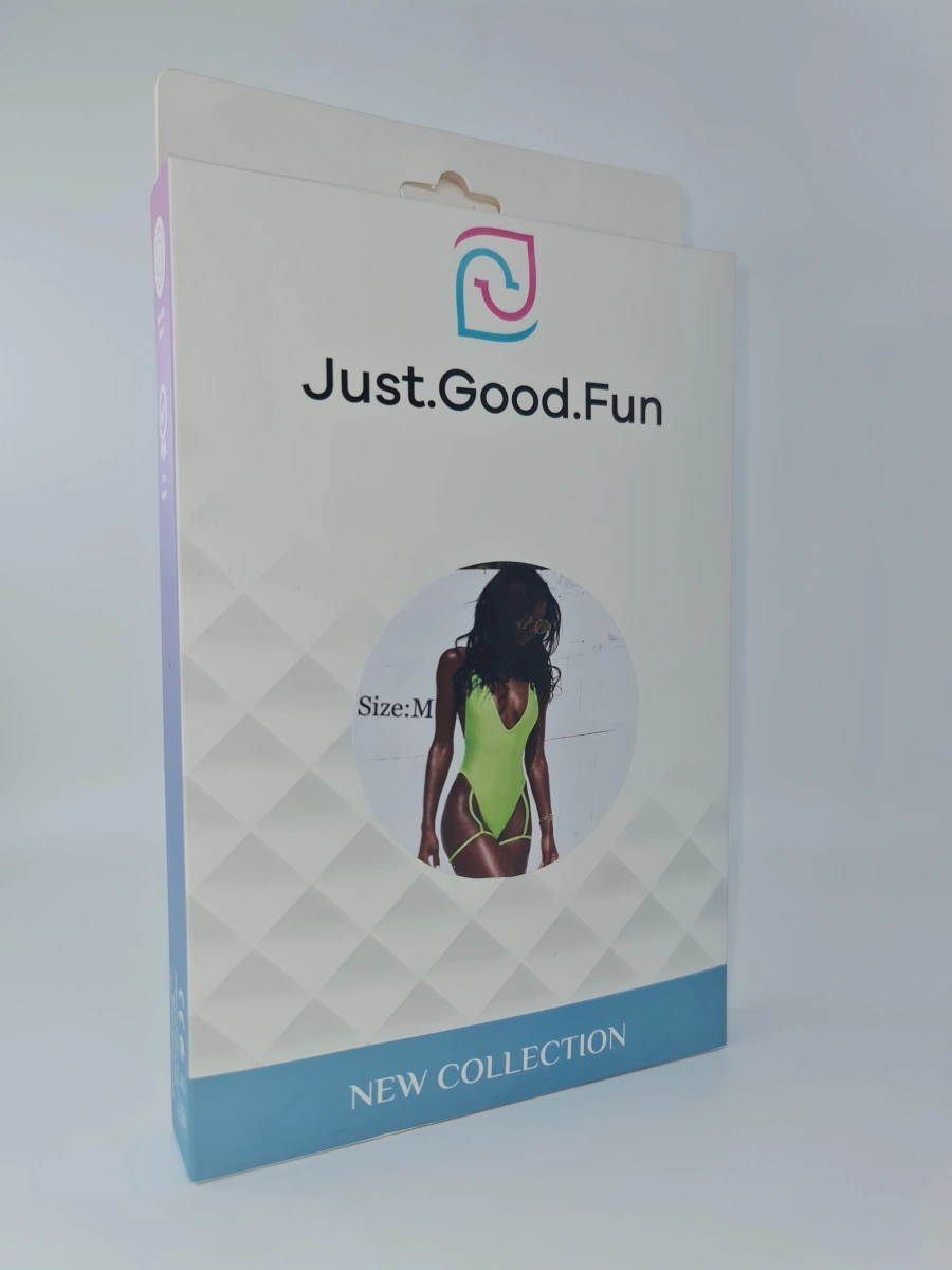 Body Sexy Elastic, Verde Neon, M, JGF Lingerie , #3, Erotic24.ro