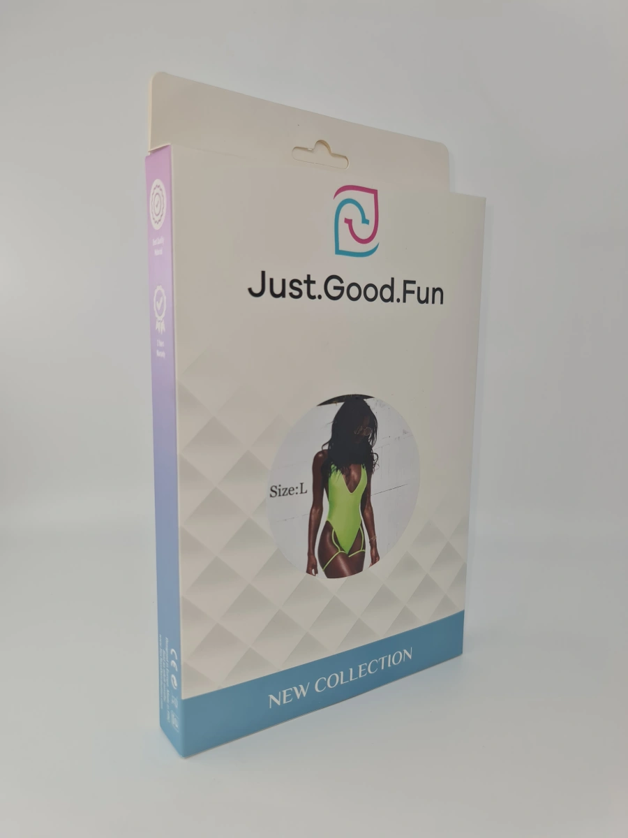 Body Sexy Elastic, Verde Neon, L, JGF Lingerie , #3, Erotic24.ro