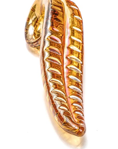 Dildo Tentacle, Sticla, Auriu, 20 cm, Pasion Labs, #5, Erotic24.ro