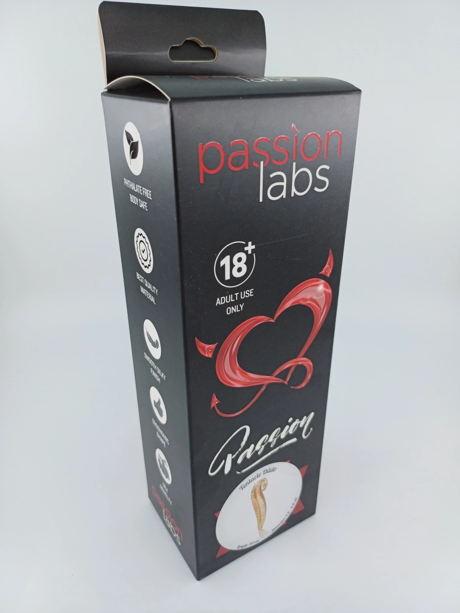 Dildo Tentacle, Sticla, Auriu, 20 cm, Pasion Labs, #6, Erotic24.ro