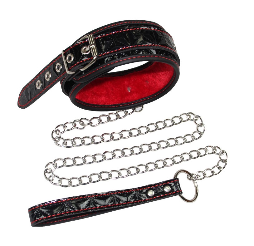 Set BDSM Fetish Game 10 Piese, Negru/Rosu, Guilty Toys, Nr. 3, Erotic24.ro