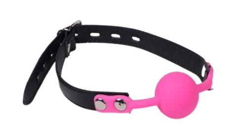 Calus Candy cu Bila din Silicon, Roz, Guilty Toys, #1, Erotic24.ro