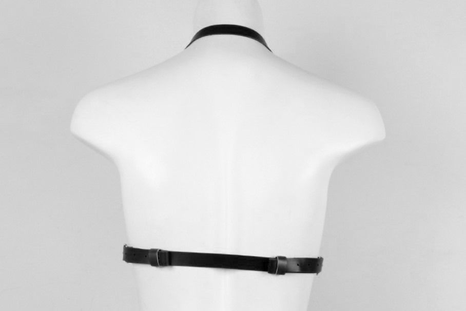 Sutien Sexy din Piele Ecologica, Negru, S-L, JGF Lingerie, #3, Erotic24.ro