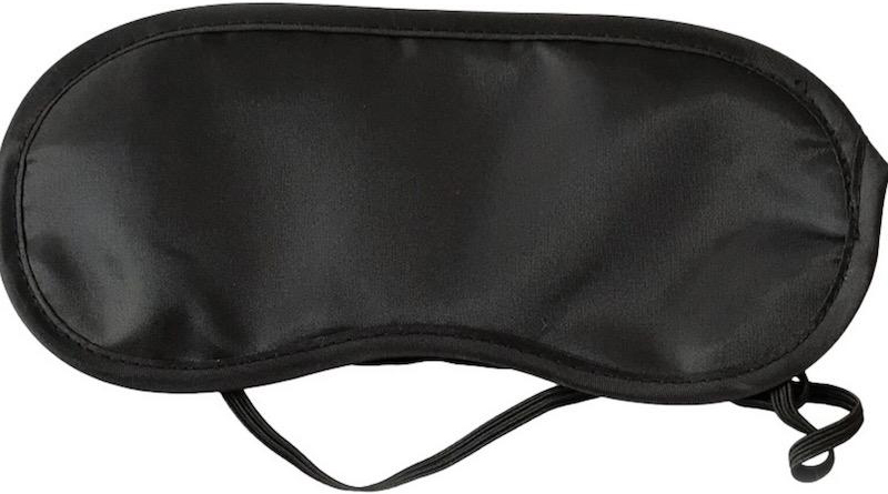 Sistem Retinere Catuse si Masca Ochi, Negru, Guilty Toys, Nr. 5, Erotic24.ro