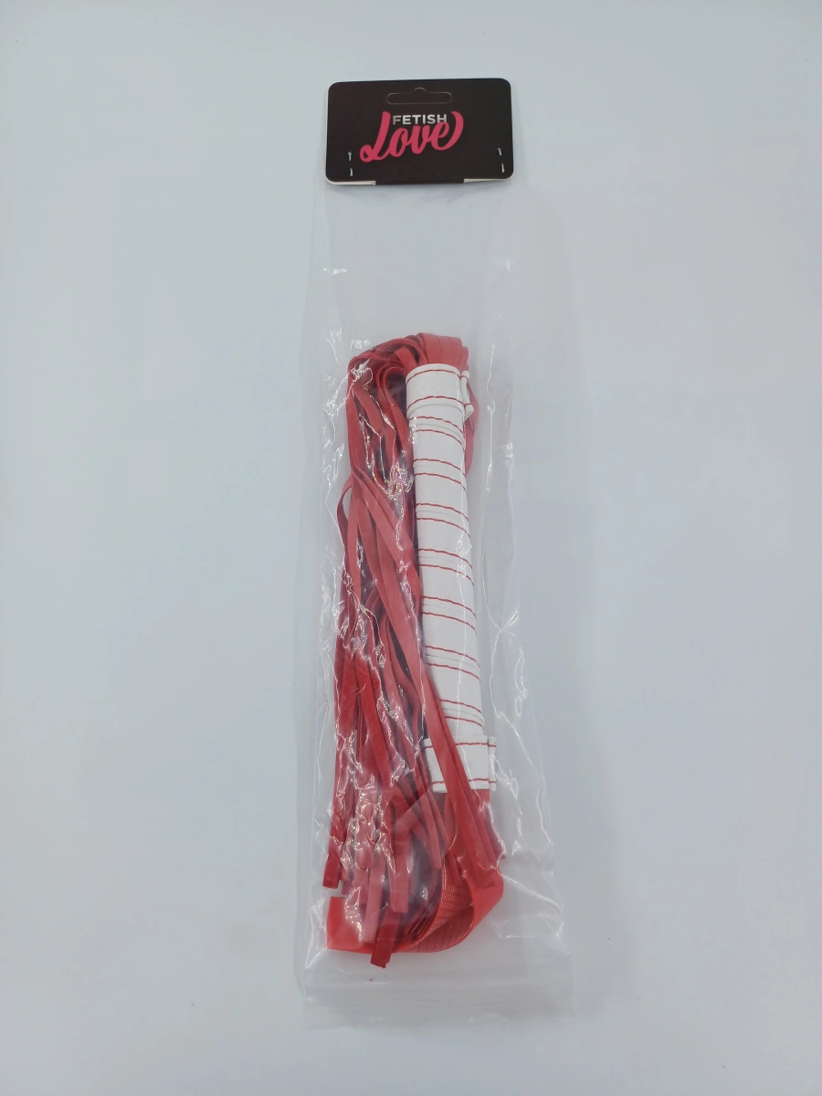 Bici Hot Passion, Rosu/Alb, 40 cm, Fetish Love, Nr. 2, Erotic24.ro