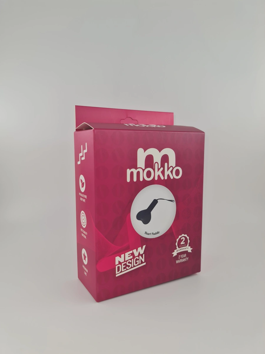 Padela Rigida Heart Shaped Pleasure, Negru, Mokko Toys, #2, Erotic24.ro