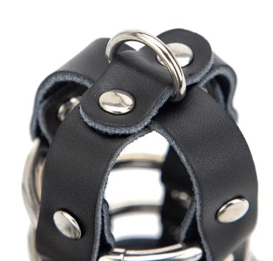 Cusca de Castitate Don't Escape, Negru, Mokko Toys, #4, Erotic24.ro