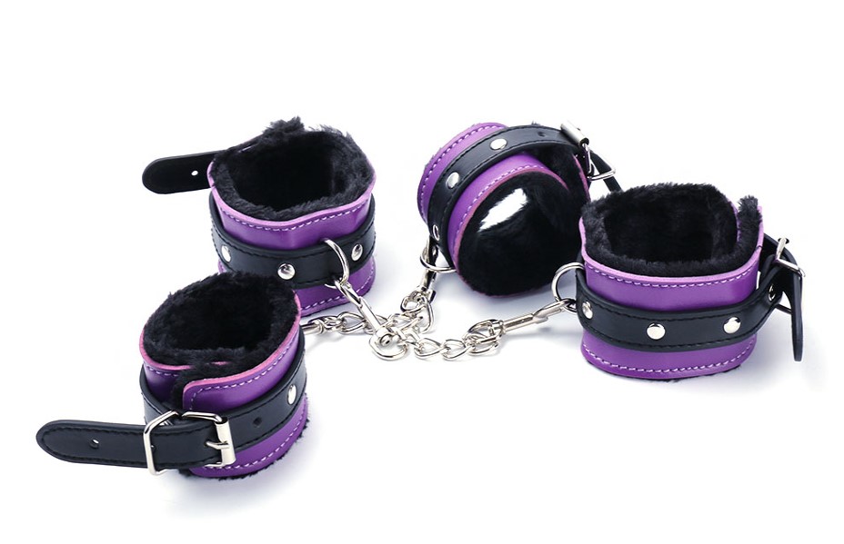 Set BDSM Control Me 8 Piese, Negru/Mov, Guilty Toys, #2, Erotic24.ro