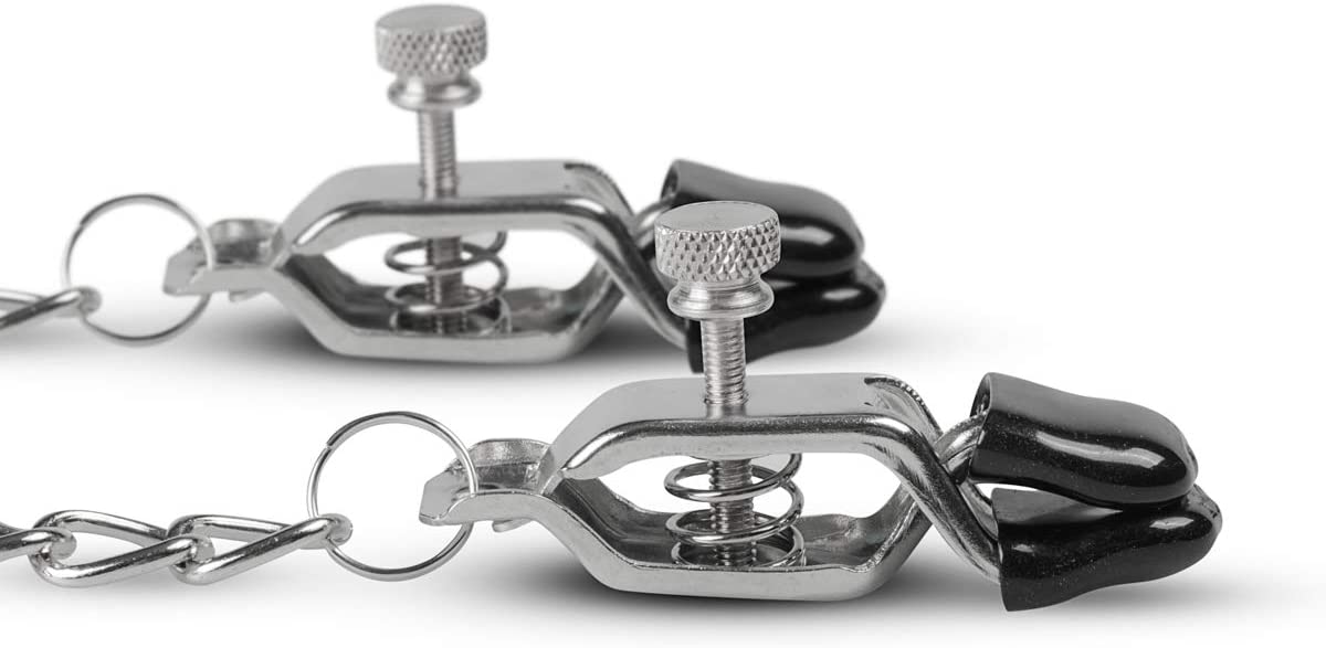 Clame pentru Sfarcuri Hard Play, Argintiu/Negru, Mokko Toys, #4, Erotic24.ro