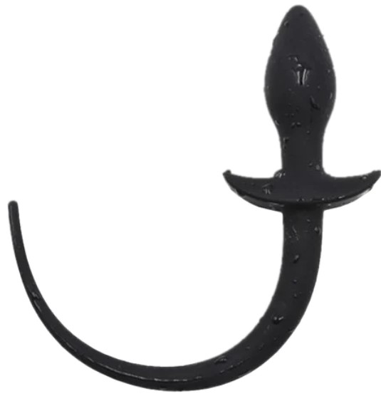 Dop Anal cu Codita Kinky Tail Plug, Silicon, Negru, Mokko Toys, Simply Fun, #2, Erotic24.ro