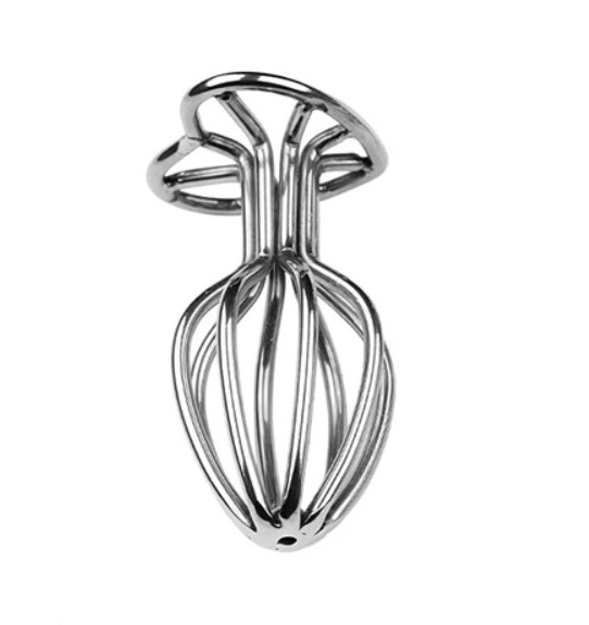 Dop Anal Metal Heart Small, Argintiu, Guilty Toys, #2, Erotic24.ro