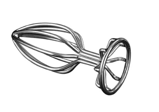 Dop Anal Secret Play Medium, Argintiu, Guilty Toys, Nr. 2, Erotic24.ro