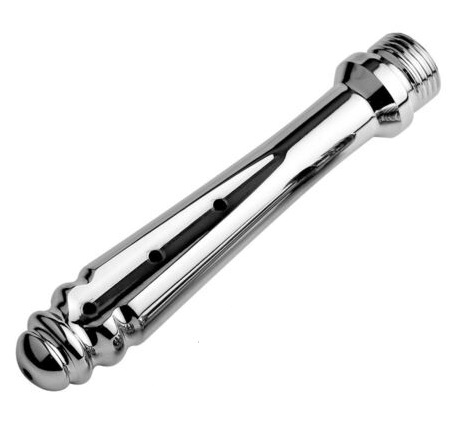 Cap de Dus Medium, Metal, Argintiu, 13 cm, Mokko Toys, #2, Erotic24.ro