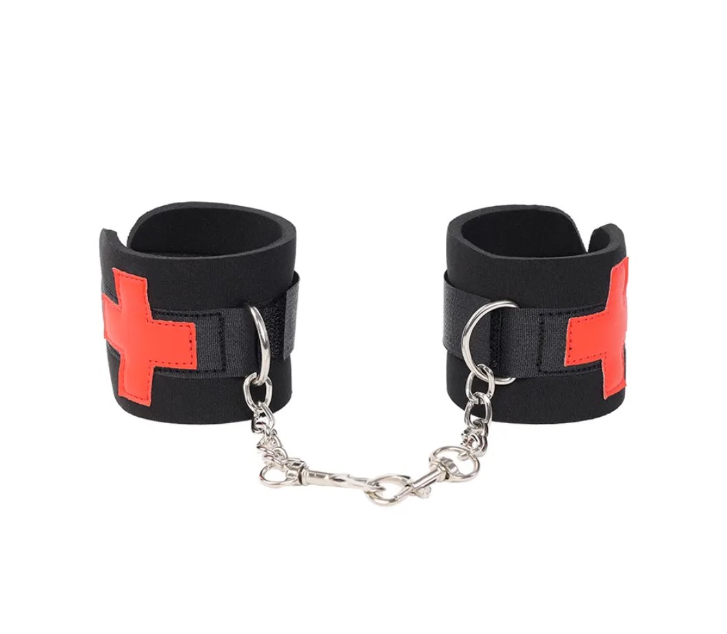 Sistem Retinere Red Cross, Negru/Rosu, Nr. 2, Erotic24.ro