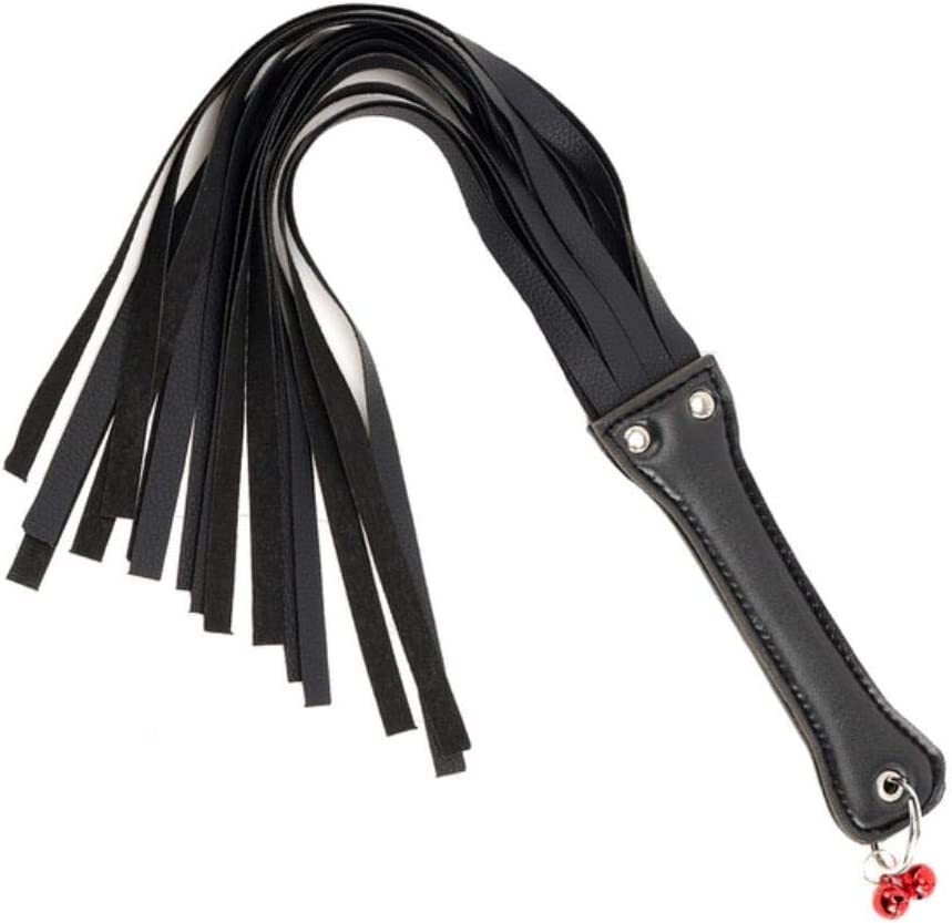 Bici Piele Ecologica cu Clopotei Rosii, #1, Erotic24.ro