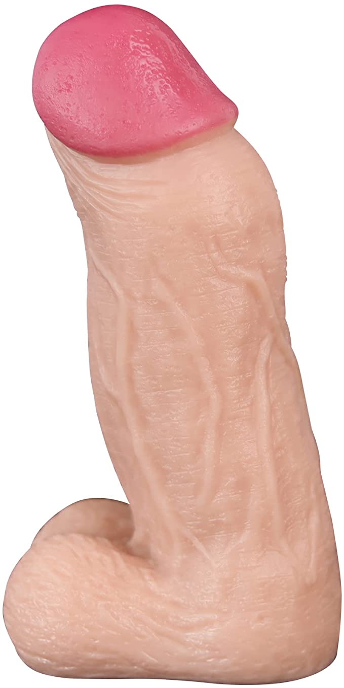 Dildo Realist XXXL Fat Dick, PVC, Natural, 28 cm, Mokko Toys, #3, Erotic24.ro